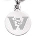 Wesleyan Sterling Silver Charm