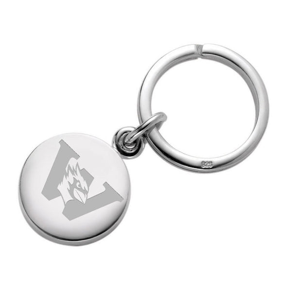 Wesleyan Sterling Silver Insignia Key Ring Shot #1
