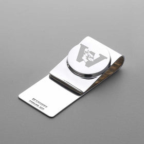 Wesleyan Sterling Silver Money Clip Shot #1