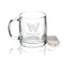 Wesleyan University 13 oz Glass Coffee Mug