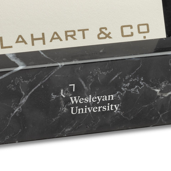 Wesleyan University Marble Business Card Holder Shot #2