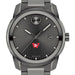 Wesleyan University Men's Movado BOLD Gunmetal Grey with Date Window