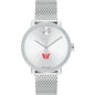 Wesleyan Women's Movado Bold with Crystal Bezel & Mesh Bracelet Shot #2