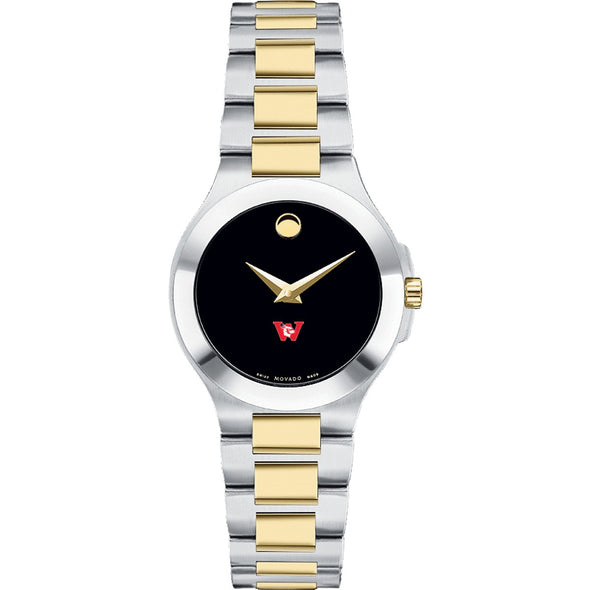 Wesleyan Women&#39;s Movado Collection Two-Tone Watch with Black Dial Shot #2
