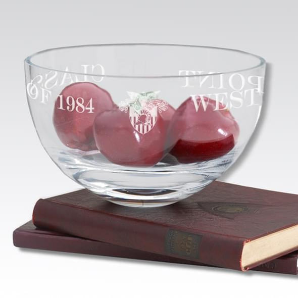 West Point 10" Glass Celebration Bowl Shot #2