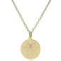 West Point 18K Gold Pendant & Chain Shot #2