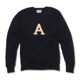 West Point Black and Khaki Letter Sweater by M.LaHart Shot #1