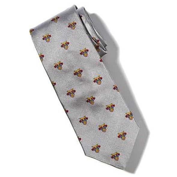 West Point Insignia Tie in Gray Shot #1