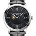 West Point Men's Baume et Mercier 40mm Classima Quartz Watch with Black Dial & Black Leather Strap
