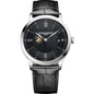 West Point Men's Baume et Mercier 40mm Classima Quartz Watch with Black Dial & Black Leather Strap Shot #2