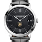 West Point Men's Baume et Mercier 40mm Classima Quartz Watch with Black Dial & Black Leather Strap Shot #1