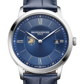 West Point Men's Baume et Mercier 40mm Classima Quartz Watch with Blue Dial & Dark Blue Leather Strap Shot #1