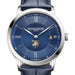 West Point Men's Baume et Mercier 40mm Classima Quartz Watch with Blue Dial & Dark Blue Leather Strap