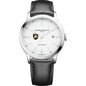 West Point Men's Baume et Mercier 42mm Classima Automatic Watch with White Dial & Black Leather Strap Shot #2