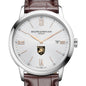West Point Men's Baume et Mercier 42mm Classima Watch with Silver Dial & Brown Leather Strap Shot #1