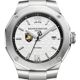 West Point Men's Baume et Mercier 42mm Riviera Watch with White Dial & Bracelet Shot #1