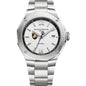West Point Men's Baume et Mercier 42mm Riviera Watch with White Dial & Bracelet Shot #2