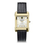 West Point Men's Gold Watch with 2-Tone Dial & Leather Strap at M.LaHart & Co. Shot #2