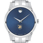West Point Men's Movado Collection Stainless Steel Watch with Blue Dial Shot #1