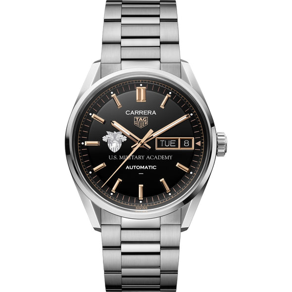 West Point Men's TAG Heuer Carrera Day-Date with Black Dial Shot #2