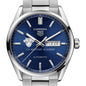 West Point Men's TAG Heuer Carrera with Blue Dial & Day-Date Window Shot #1