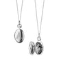 West Point Monica Rich Kosann Petite Locket in Silver Shot #1