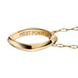West Point Monica Rich Kosann Poesy Ring Necklace in Gold Shot #3