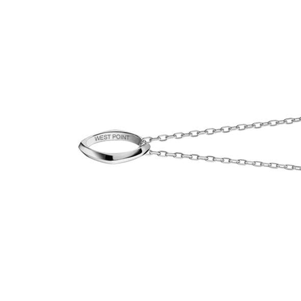 West Point Monica Rich Kosann Poesy Ring Necklace in Silver Shot #3