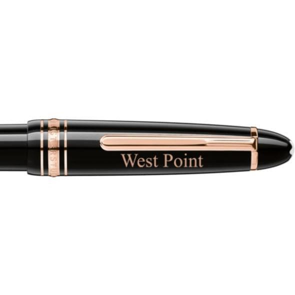 West Point Montblanc Meisterstück LeGrand Ballpoint Pen in Red Gold Shot #2