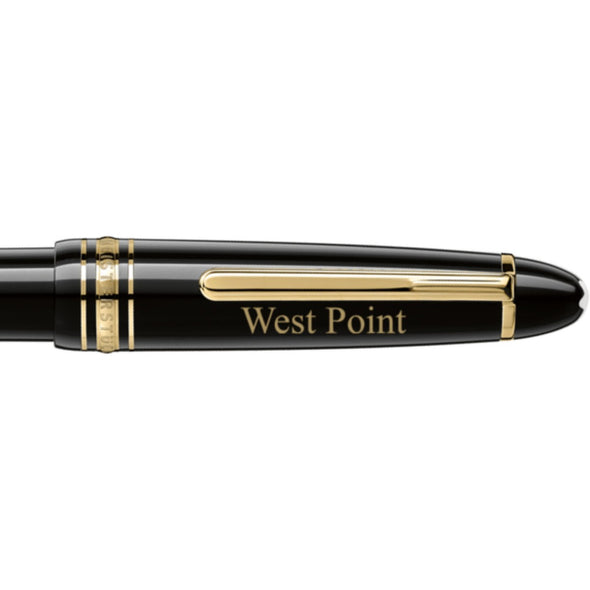 West Point Montblanc Meisterstück Midsize Ballpoint Pen in Gold Shot #2
