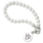 West Point Pearl Bracelet with Sterling Silver Charm Shot #1