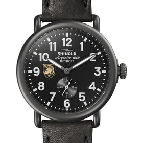 West Point Shinola Watch, The Runwell 41mm Black Dial Shot #1