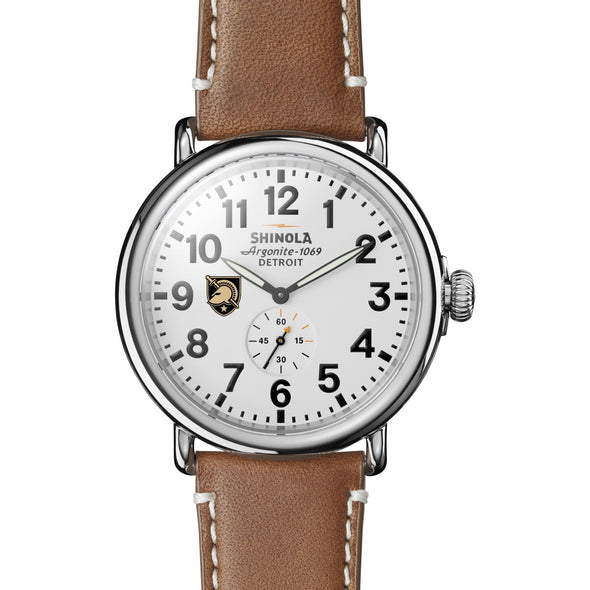 West Point Shinola Watch, The Runwell 47 mm White Dial Shot #2