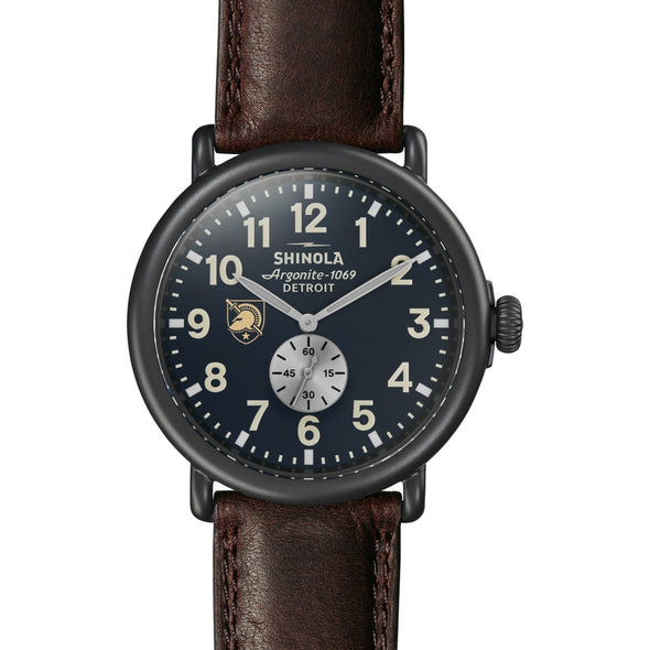 West Point Shinola Watch, The Runwell 47mm Midnight Blue Dial Shot #2