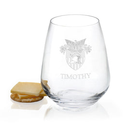West Point Stemless Wine Glasses - Set of 2 Shot #1