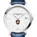 West Point Women's Baume et Mercier 36.5mm Classima Watch with White Dial & Blue Leather Strap