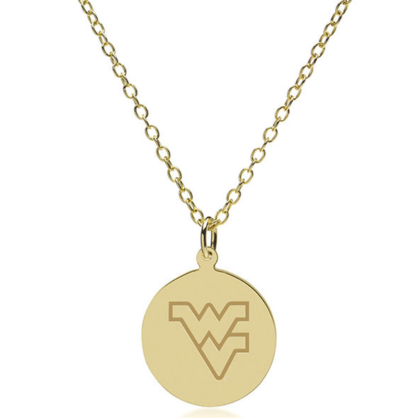 West Virginia 14K Gold Pendant & Chain Shot #2
