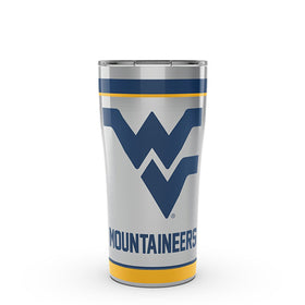West Virginia 20 oz. Stainless Steel Tervis Tumblers with Hammer Lids - Set of 2 Shot #1
