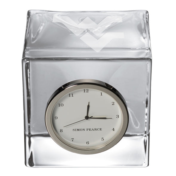 West Virginia Glass Desk Clock by Simon Pearce Shot #1