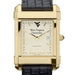 West Virginia Men's Gold Quad with Leather Strap