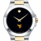 West Virginia Men's Movado Collection Two-Tone Watch with Black Dial Shot #1