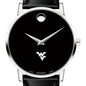 West Virginia Men's Movado Museum with Leather Strap Shot #1