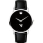 West Virginia Men's Movado Museum with Leather Strap Shot #2