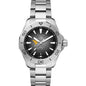 West Virginia Men's TAG Heuer Steel Automatic Aquaracer with Black Dial Shot #2