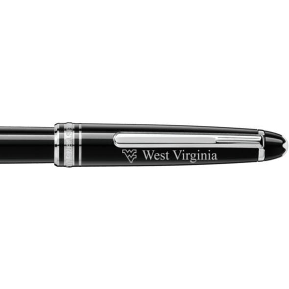 West Virginia Montblanc Meisterstück Classique Rollerball Pen in Platinum Shot #2