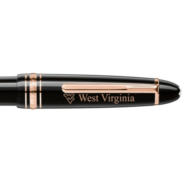West Virginia Montblanc Meisterstück LeGrand Ballpoint Pen in Red Gold Shot #2