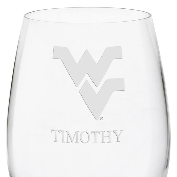 West Virginia Red Wine Glasses - Set of 2 Shot #3