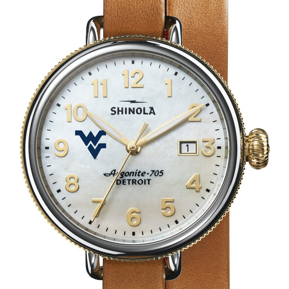 West Virginia Shinola Watch, The Birdy 38mm MOP Dial Shot #1