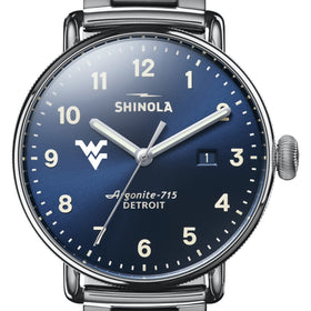 West Virginia Shinola Watch, The Canfield 43 mm Blue Dial Shot #1