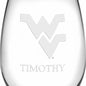 West Virginia Stemless Wine Glasses Made in the USA - Set of 2 Shot #3